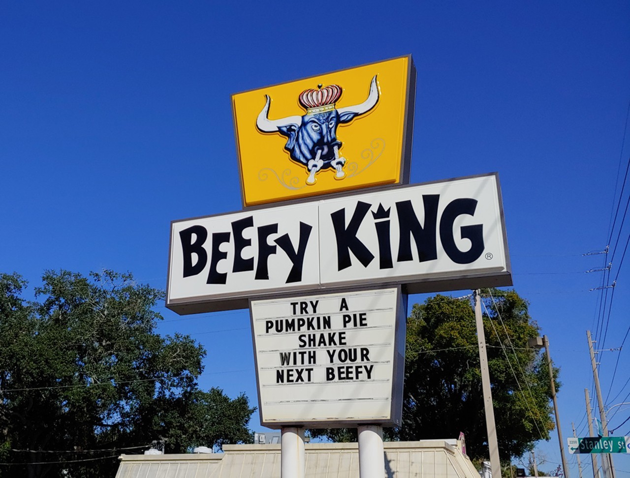 Beefy King
424 N. Bumby Ave., Orlando
This Central Florida meaty institution has been filling hungry Orlandoans' stomachs with the best roast beef (and turkey, ham or pastrami) sandwiches since 1968. Beefy King also offers milkshakes and their own spin on the classic tater tot, Beefy Spuds. You wouldn't want to deny this City Beautiful classic to the out-of-towners.