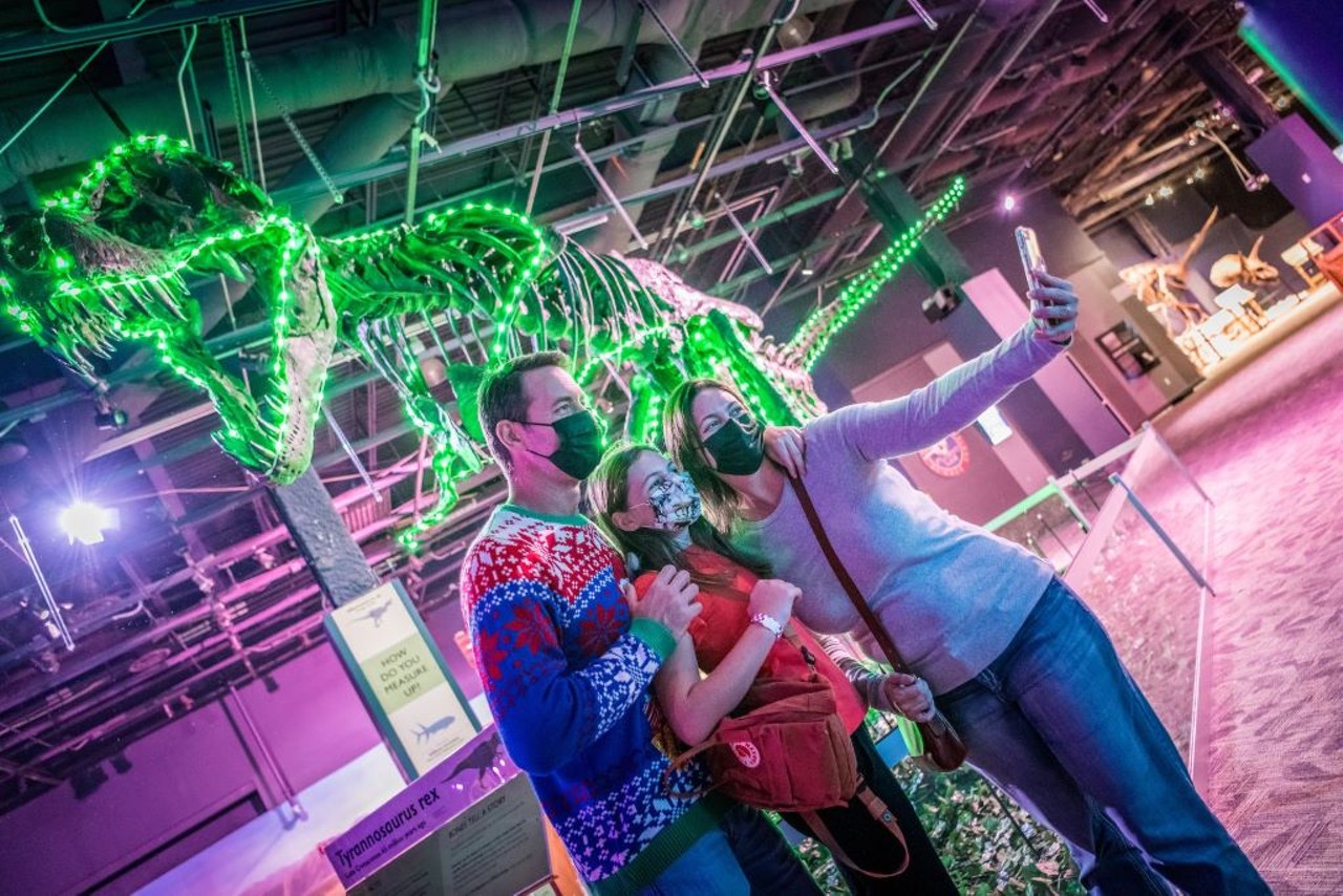 Dinos in Lights at the Orlando Science Center 
407-514-2000, 777 E. Princeton St.
Head over to the Orlando Science Center to catch your favorite prehistoric pals decked out in festive holiday lights. This shimmering display will be available until Jan. 3.
