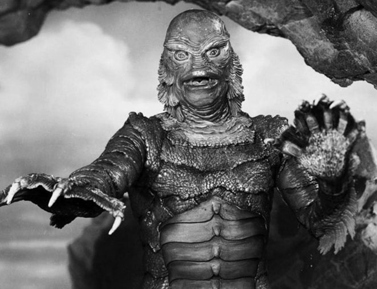 25. Creature from the Black Lagoon (1954)
Filmed in Silver Springs, Fla. and Jacksonville, Fla.
The Gill-man ain't going down without a fight. Scientists venture to the Amazon and attempt to capture an amphibious prehistoric lurking in the jungle and hellbent on killing.