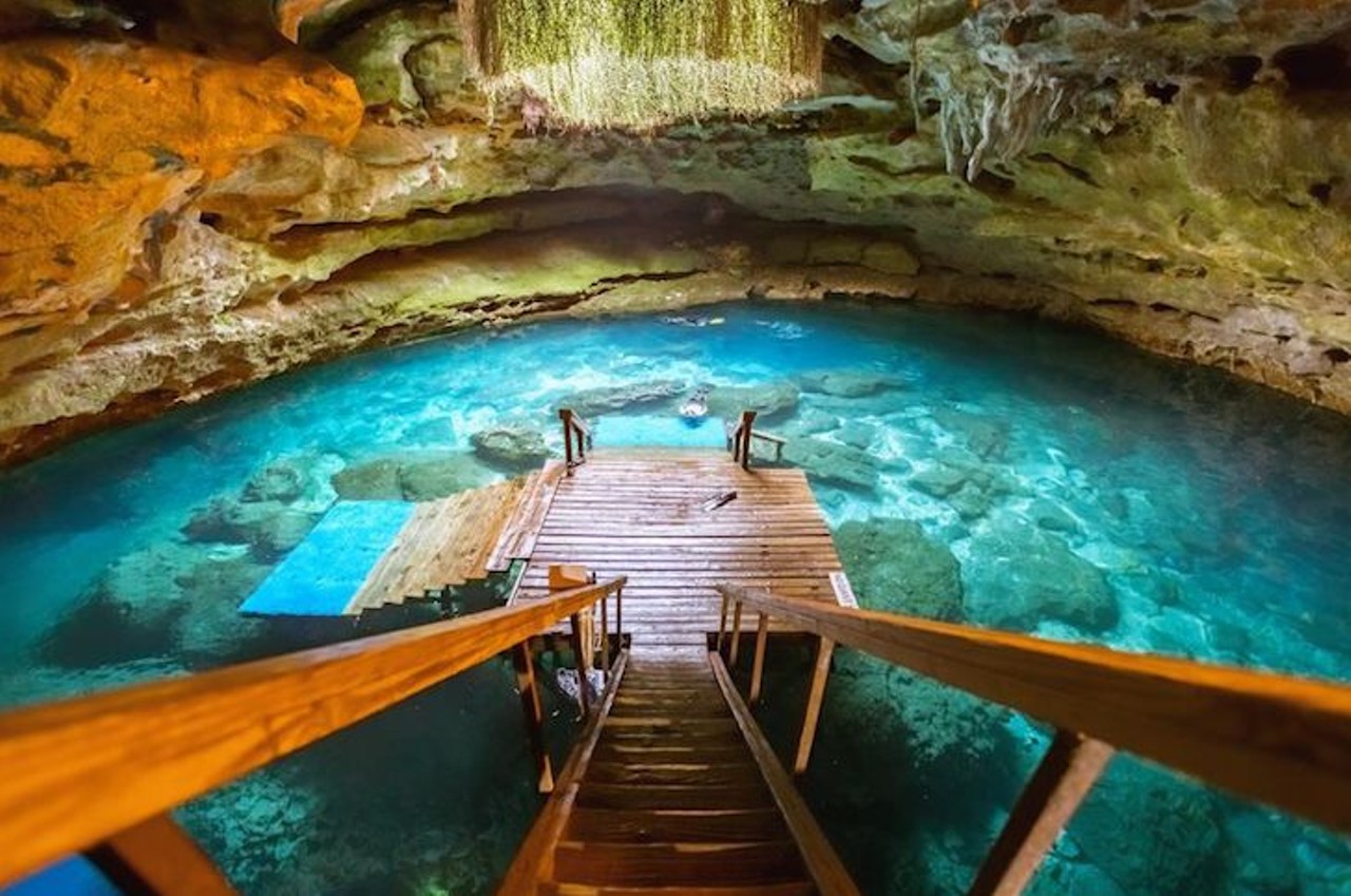 Devil&#146;s Den
5390 NE 180th Ave, Williston, FL 32696; 1 hour, 31 minutes from Orlando
Pull a Dracula and hide from the sunlight at this underground spring tucked inside a dry cave. Try your hand at some open water and cave diving, and brag to your friends about the stalactites &#151; that&#146;s the pointy things on the ceilings &#151; and 33-million-year-old fossil beds you got to swim around. Don&#146;t make the drive if you&#146;re not scuba- or snorkeling-certified, however, or you won&#146;t be allowed into the spring. 
Photo via chuckbandel/Instagram