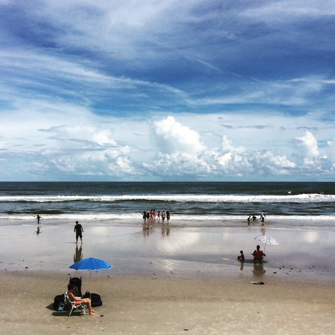 Soaking it all in at New Smyrna Beach