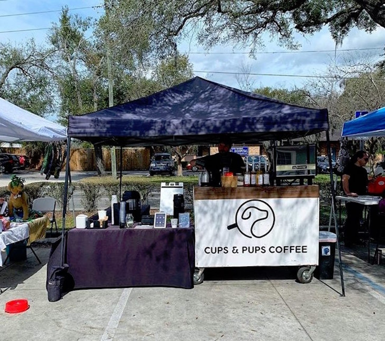 Cups and Pups Coffee  
While there is no permanent location for this coffee stop, you can get their coffee at local markets. They will be opening a dog park and coffee shop soon where you can get their speciality butter coffee any day you want. 
Photo via Facebook/Cups and Pups Coffee.