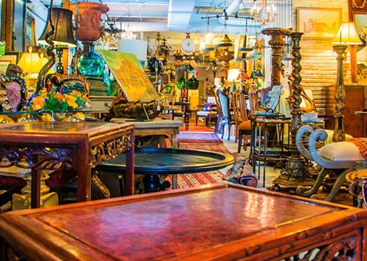 Elephant Walk
835 Bennett Road, Orlando | (407) 897-6022
This antique seller offers only the most high quality furniture and accessories so you won&#146;t have to wade through piles of old Happy Meal toys and chipped china. 
Photo via Elephant Walk website