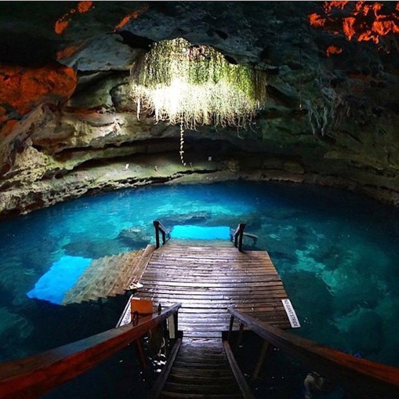 Devil's Den
5390 N.E. 180th Ave, Williston, Fl 32696
1 hour, 31 minutes from Orlando
Pull a Dracula and hide from the sunlight at this underground spring tucked inside a dry cave. Try your hand at some open water and cave diving, and brag to your friends about the stalactites &#151; that&#146;s the pointy things on the ceilings &#151; and 33-million-year-old fossil beds you got to swim around. Don&#146;t make the drive if you&#146;re not scuba- or snorkeling-certified, however, or you won&#146;t be allowed into the spring.
Photo via livelifeinhifi on Instagram