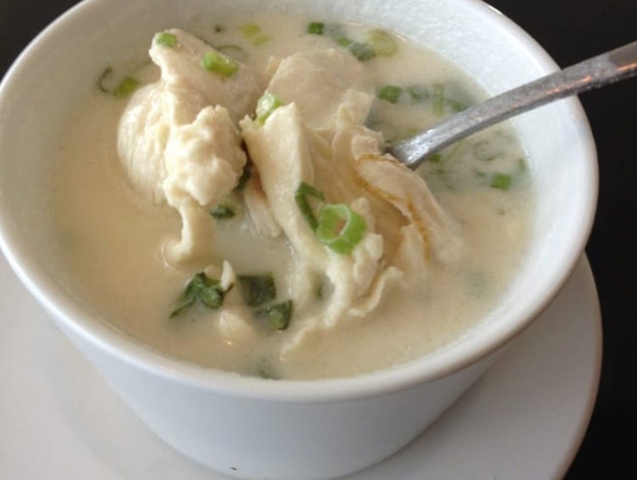 Tom kha gai: coconut chicken soup
Thai Cuisine, 5325 Edgewater Drive
Photo via Yelp