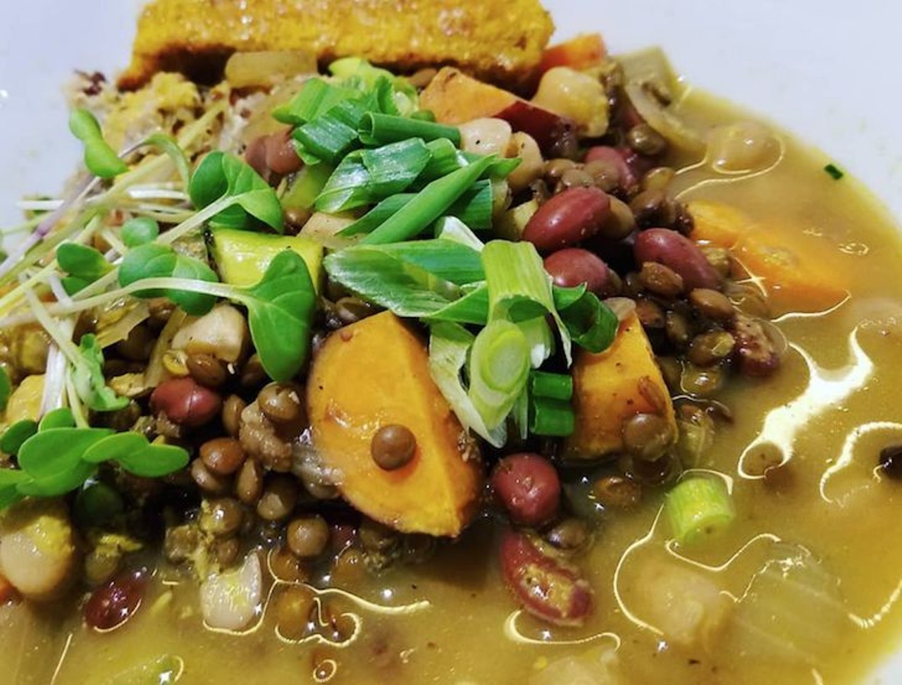 Vegan lentil stew over polenta
The Sanctum Cafe, 715 N. Fern Creek Ave.
Photo via Sanctum on Instagram