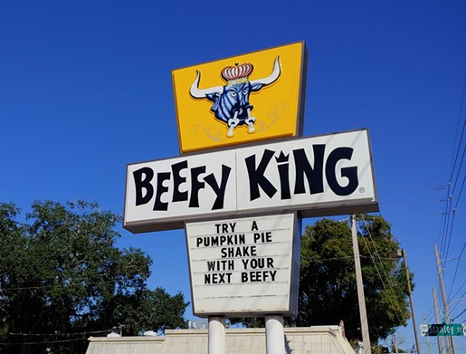 Beefy King
424 N. Bumby Ave., Orlando
This Central Florida meaty institution has been filling hungry Orlandoans' tummies with the best roast beef (and turkey, ham or pastrami) sandwiches since 1968. Beefy King also offers milkshakes and their own spin on the classic tater tot, Beefy Spuds.