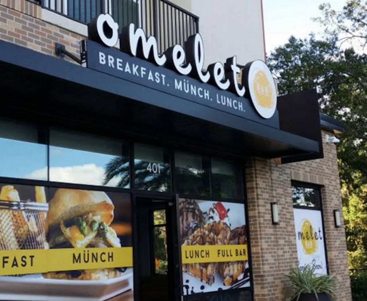 Omelet Bar
When: Open now
Where: 11250 Strategy Blvd., 407-704-1597
Founded by University of Central Florida alum Tarek Kanso, this breakfast joint near the UCF campus allows patrons to build their own omelets, frittatas, waffles and pancakes, or pick from a sizable selection of faves. A &#147;flight&#148; of chicken & waffles has got to be a first. If brekkie ain&#146;t your thing, lunch items like burgers, salads and sandwiches are offered, including a host of smaller-portion dishes called &#147;munchkins.&#148;
Photo via Omelet Bar/Facebook