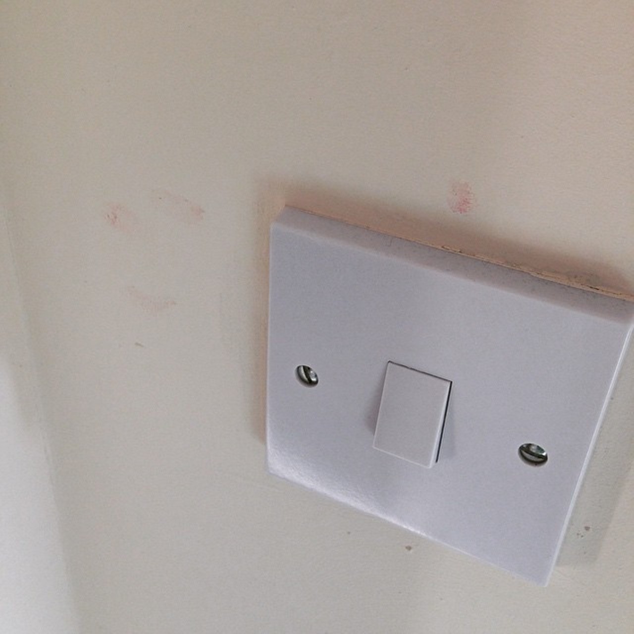 In fact, every light switch in your house is now covered in fake blood or makeup. 
Photo via kitch_xo on Instagram