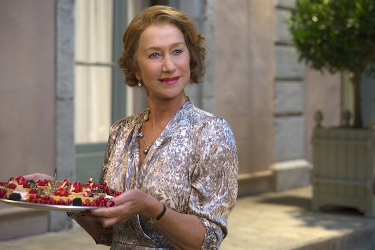 Academy Award-winner Helen Mirren stars as Madame Mallory, the chef proprietress of a classical Michelin-starred French restaurant, in DreamWorks Pictures' charming film, 'The Hundred-Foot Journey.' Based on the novel 'The Hundred-Foot Journey' by Richard C. Morais, the film is directed by Lasse Hallstrom. The producers are Steven Spielberg, Oprah Winfrey and Juliet Blake.  Photo: Francois Duhamel, 2014 DreamWorks II Distribution Co., LLC. All Rights Reserved