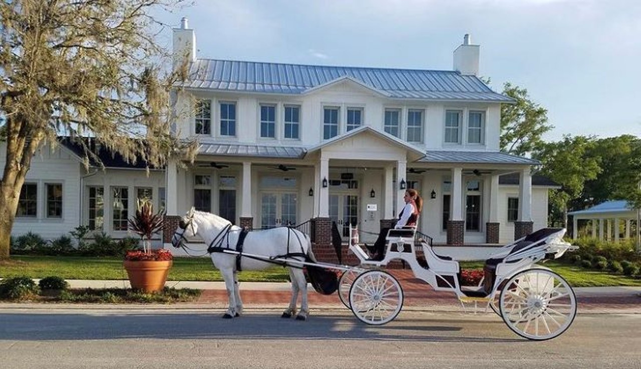 Horse-drawn carriages in Winter Garden 
104 S. Lakeview Drive, Winter Garden
Enjoy a horse-drawn carriage through Orlando&#146;s historic district of downtown Winter Garden. No glass slippers required. 
Photo via Soul Haven Ranch/Instagram