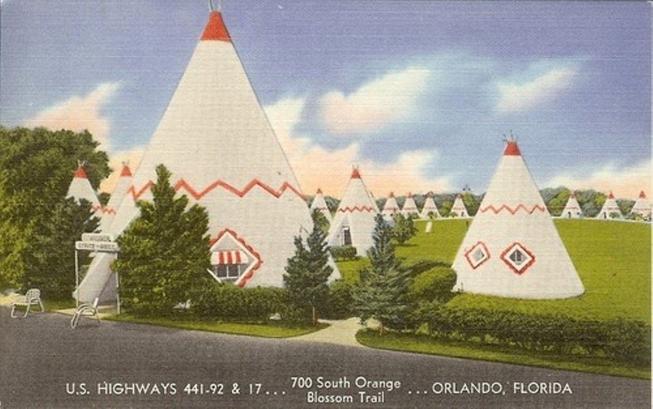 Wigwam Village on OBT, date unknown, via State Archives of Florida, floridamemory.com