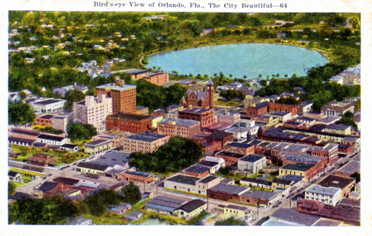 A bird's eye view of the City Beautiful, via State of Florida Archives, floridamemory.com