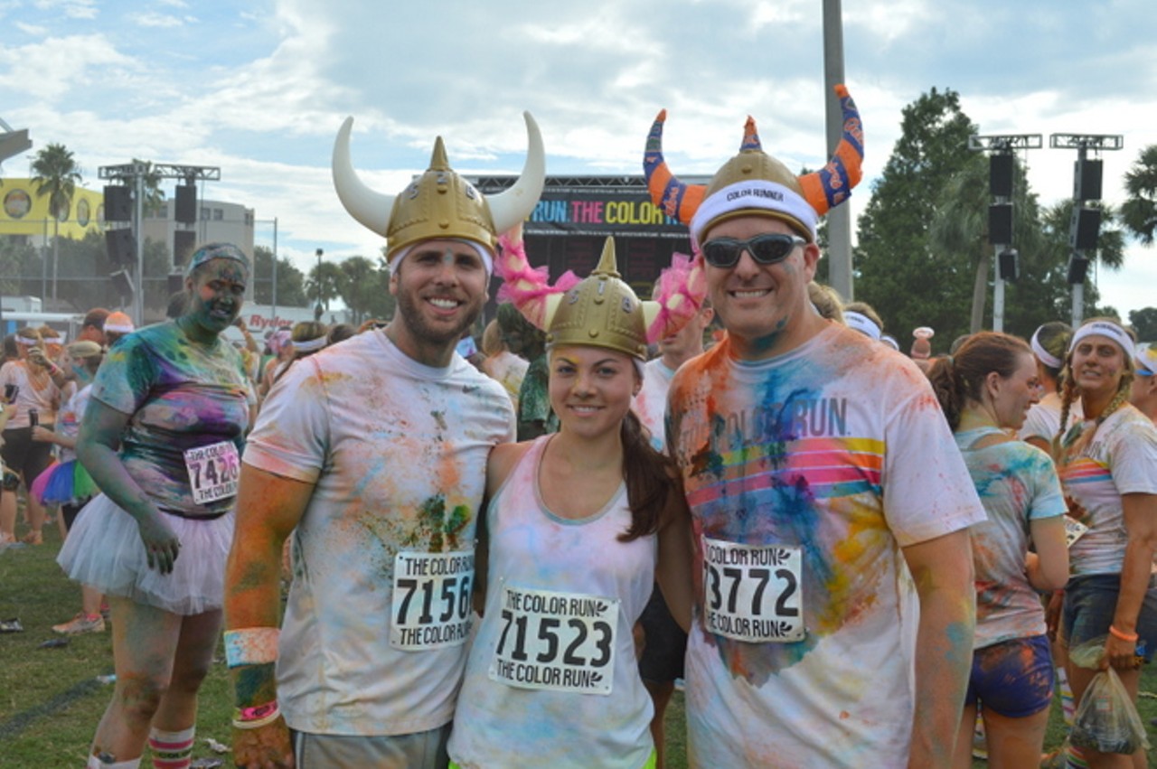 32 Fun Colorful Photos From The Color Run After Party
