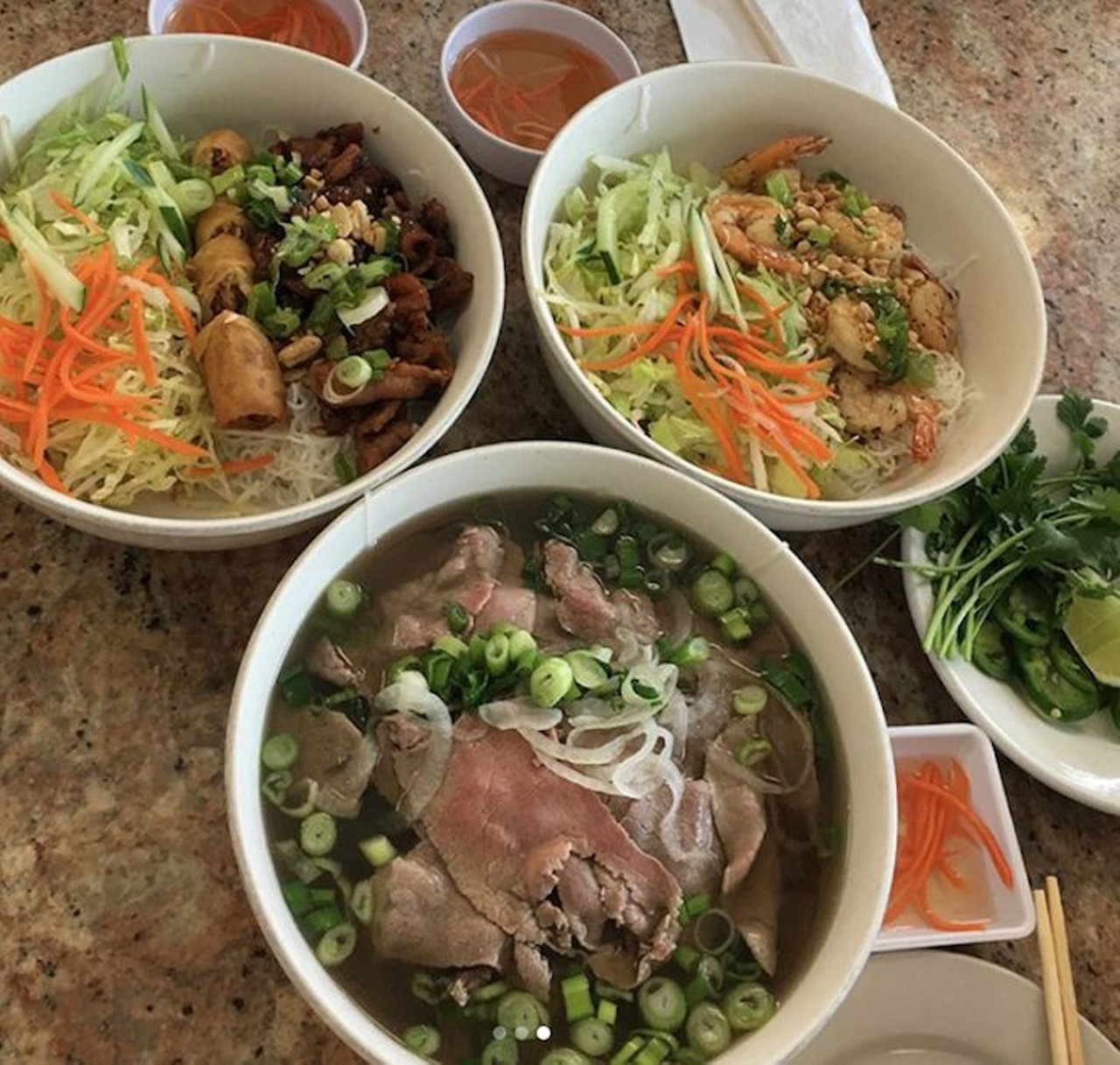 Pho 88 Noodle Restaurant
730 N. Mills Ave. | 407-897-3488
Though it's named after the uber popular pho, this restaurant serves so many more Vietnamese goodies, like the classic banh mi subs, rice platters and rice vermicelli dishes with grilled meats on top.
Photo via saikiko/Instagram