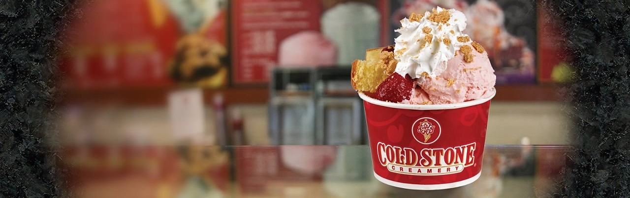 Cold Stone gives away free ice cream on your birthday when you sign up online.