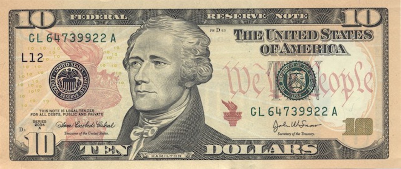 In Pensacola, if you're downtown, you must have at least $10 in cash at all times.image via