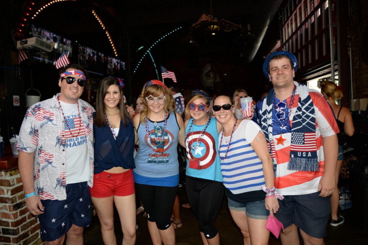 35 cheerful photos from the USA vs. Belgium watch party at Wall St. Plaza
