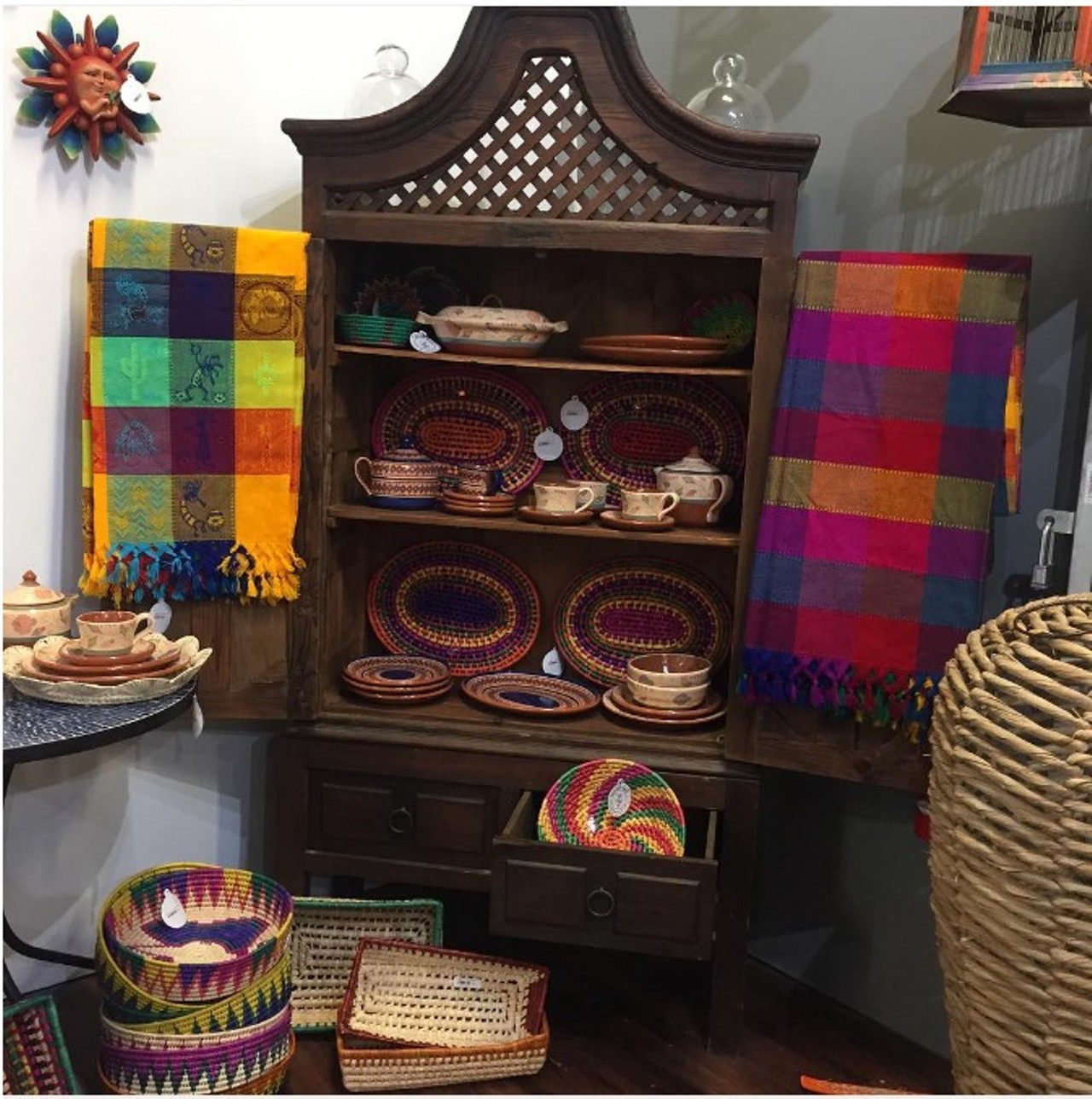 Nuestra Manos
This eclectic boutique brings cultural art and decor from across the Rio Grande to Central Florida.
Follow on: Facebook, Instagram, Twitter
Photo via Artegon Marketplace website
