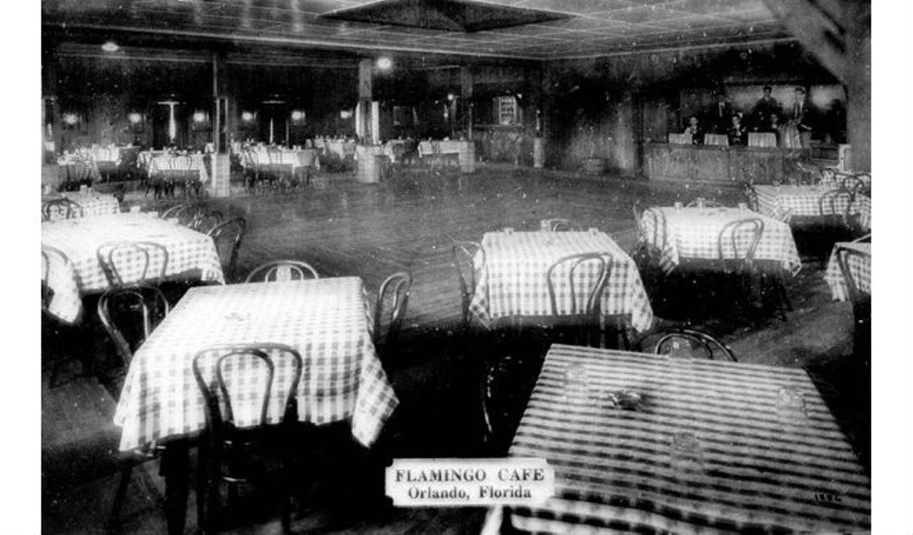 The interior of the Flamingo Club