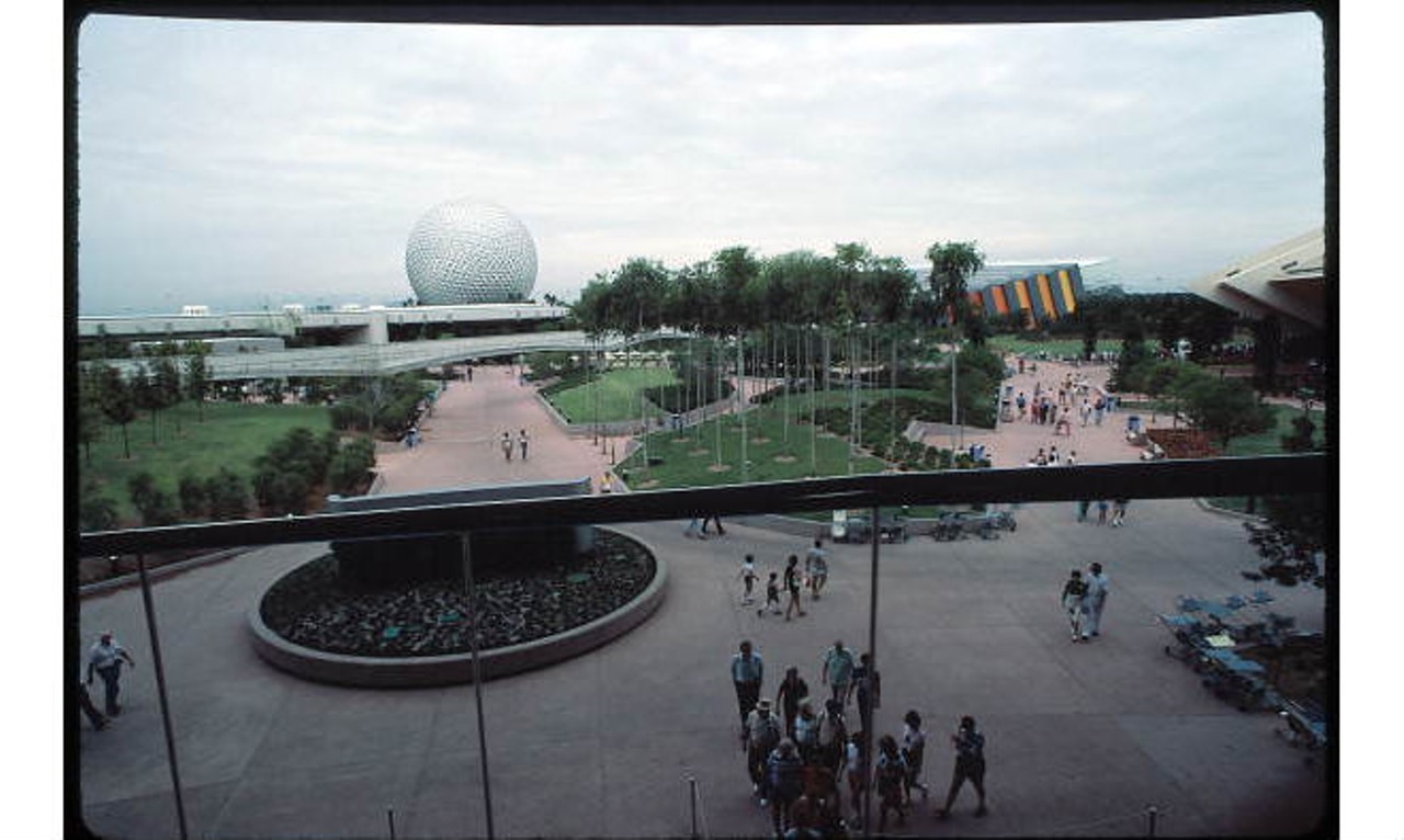 Bird's eye view of EPCOT Center at the Walt Disney World Resort