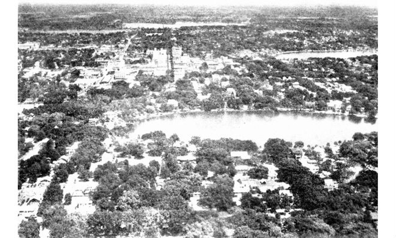 Aerial view of Orlando