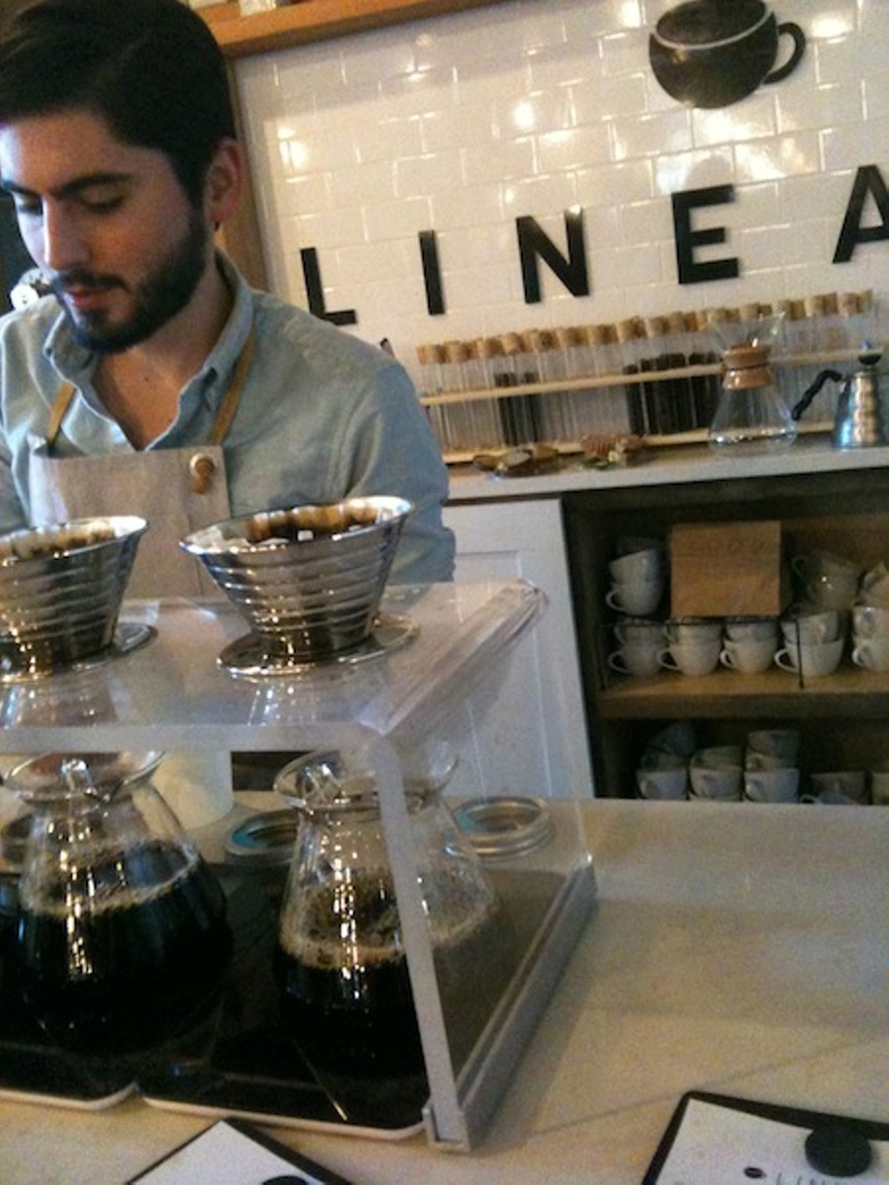 Coffee at Lineage Roasting in the East End Market