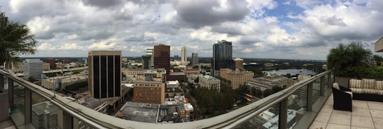 Panoramic view of downtown Orlando