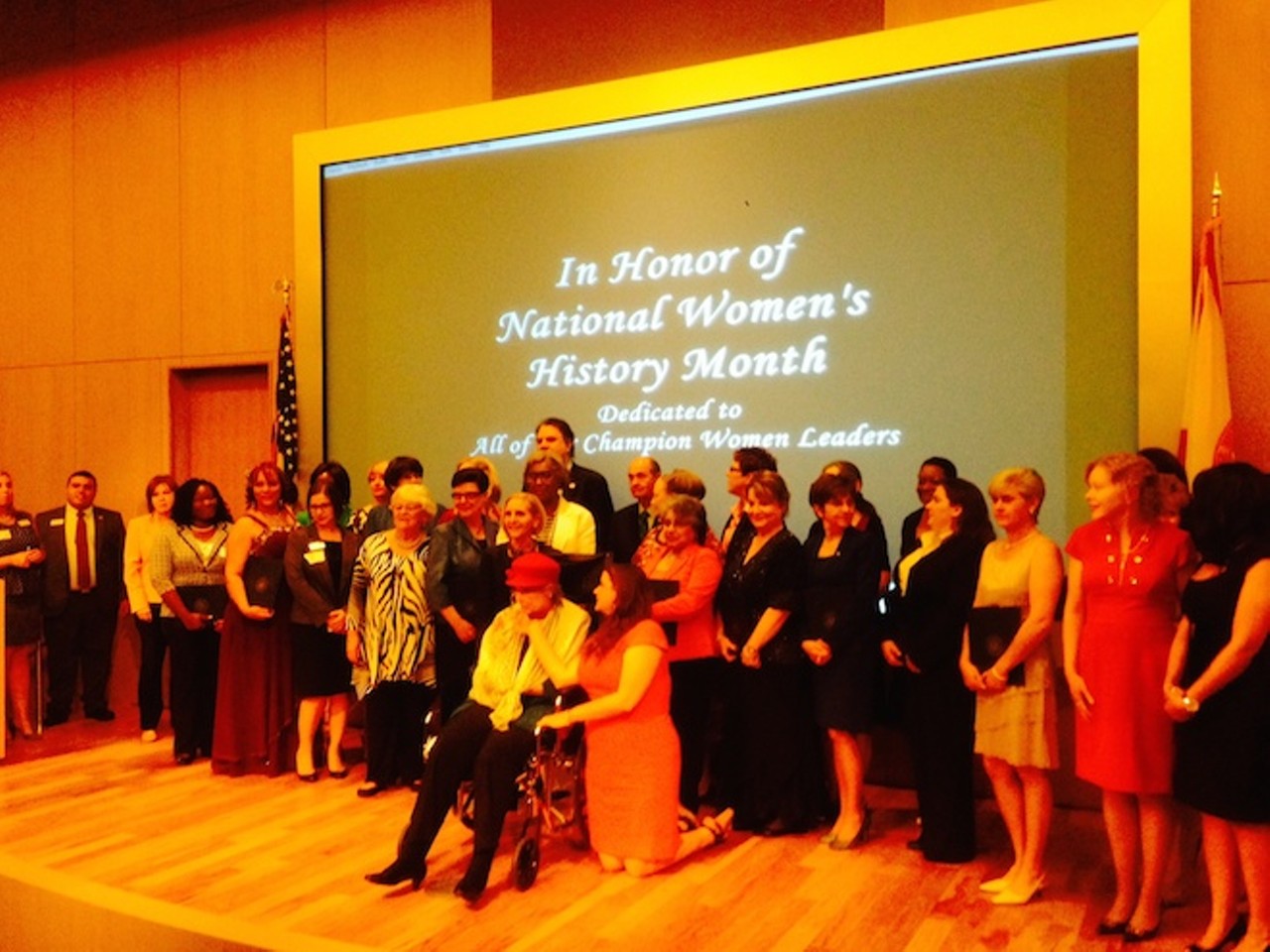 Congressman Alan Grayson honored 50 local women leaders at a Women's History Month celebration on Friday.