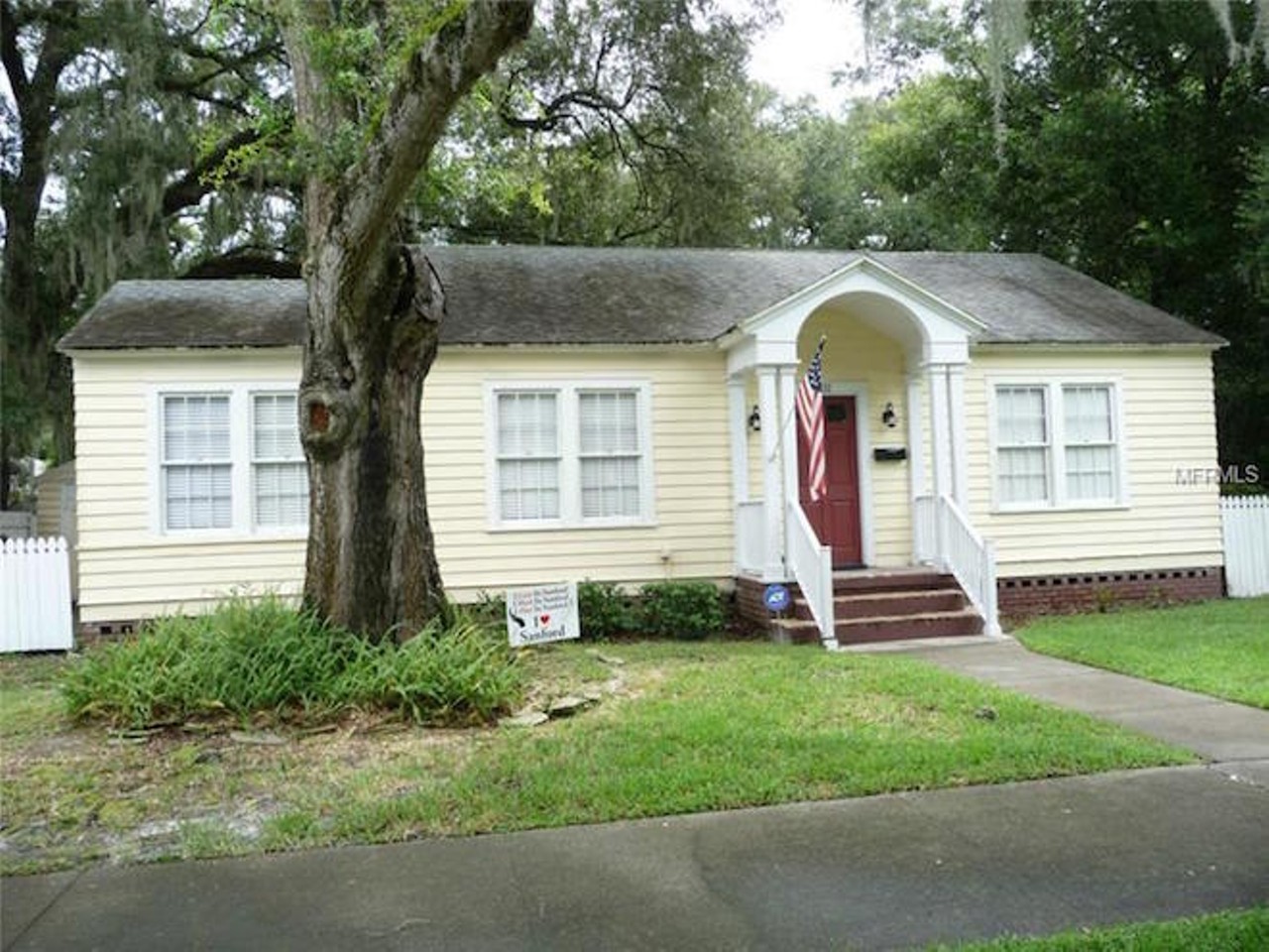 This adorable little house at 1111 S. Magnolia Ave. has 2 bedrooms, 1+ bath, and the price is $129,000.