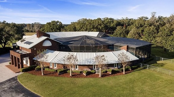 A completely round, Frank Lloyd Wright-inspired Florida home is now for sale for $8.5M