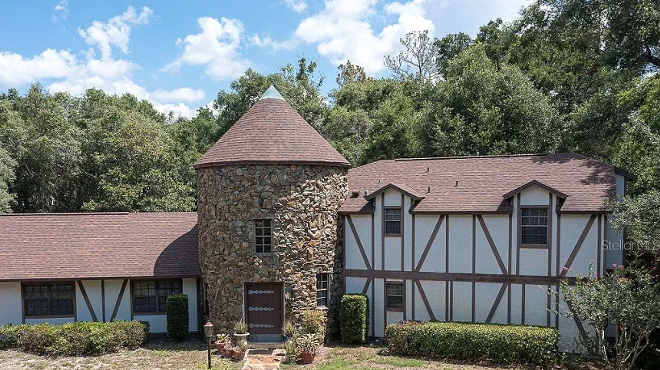 A Tudor-style ‘castle’ is now on the market in Lake Mary