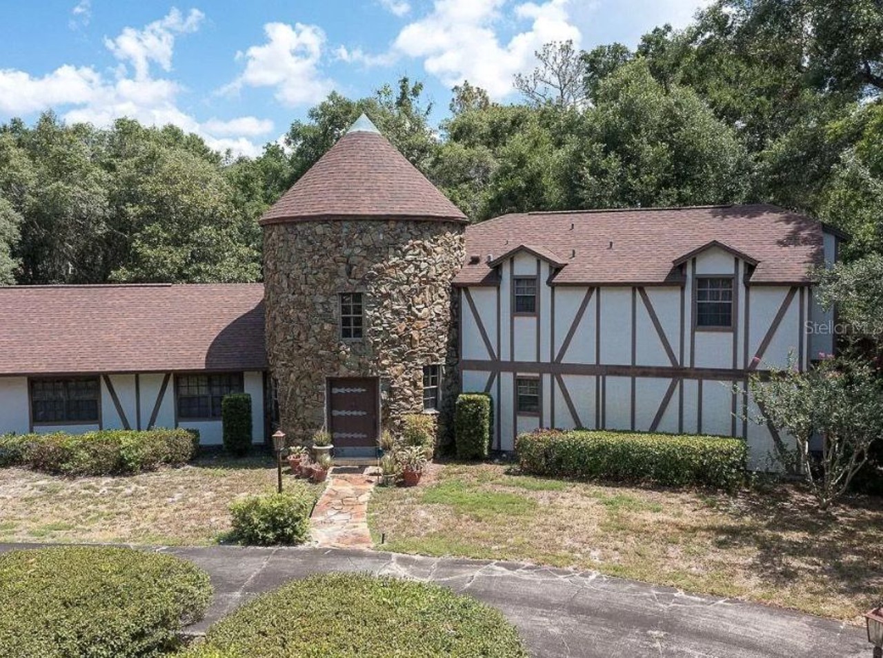 A Tudor-style 'castle' is now on the market in Lake Mary