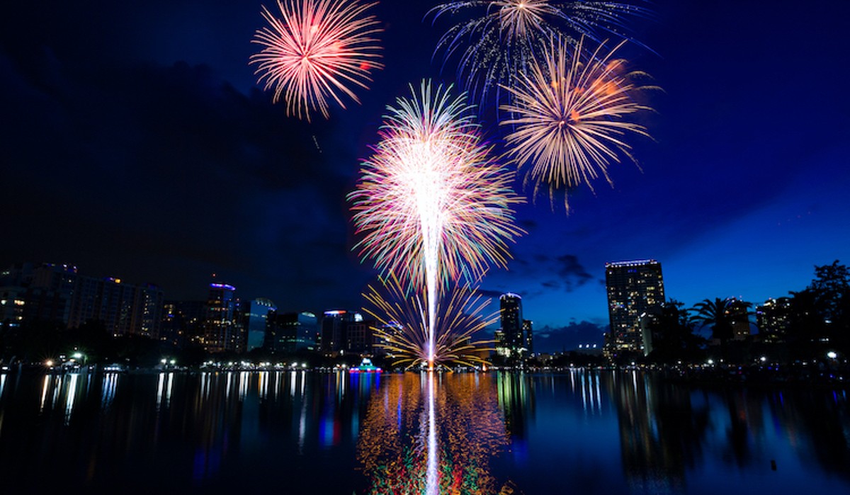 All the fireworks shows and July 4th celebration events going on in the Orlando area
