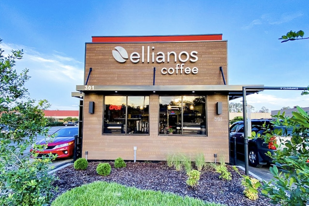 Ellianos Coffee
2592 S. Volusia Ave., Orange City
Look for Lake City-based chain Ellianos Coffee to open in Winter Springs before the end of this year. The double-sided drive-thru-only shop specializes in all things caffeinated and quick.