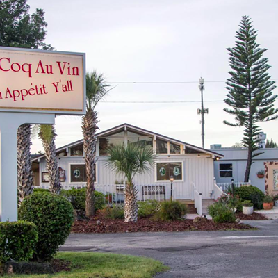 Le Coq Au Vin4800 S. Orange Ave., OrlandoOrlando restaurant Le Coq au Vin, a local mainstay of French cuisine for nearly 50 years, closed its doors in May. The venerable eatery, winner of our Best of Orlando readers poll for "Best French Restaurant" in 2022, '21, '20 (and many years before that), ceased operations with a final Saturday dinner service. Owner and chef Reimund Pitz put his decision down to rising food costs and declines in business due to the COVID pandemic.