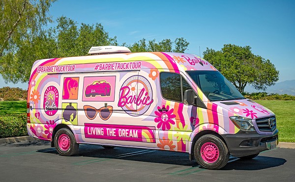 The Barbie Dreamhouse Living Pop-Up Truck