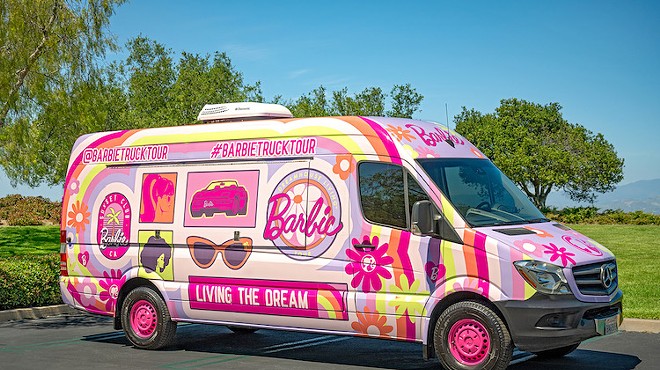The Barbie Dreamhouse Living Pop-Up Truck