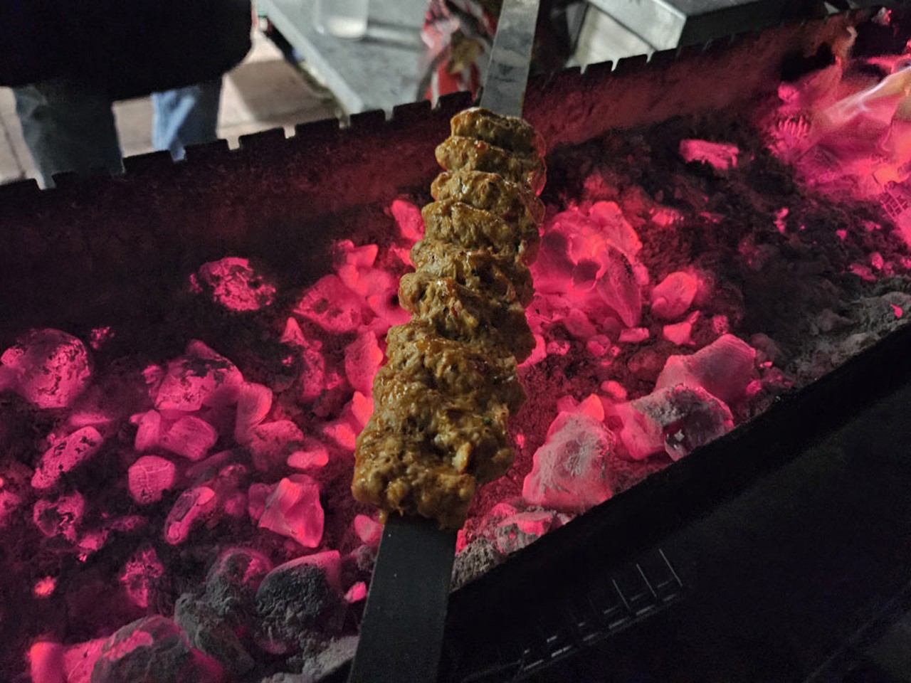       Caravan Uzbek & Turkish Cuisine: Adana kebabs         Chicken or lamb, take your pick, but both of these charred tubes of brilliance grilled over open charcoal are as good a kebab you'll have in the city — spiced, succulent and licked with the flavor only glowing chunks of carbon can provide.  