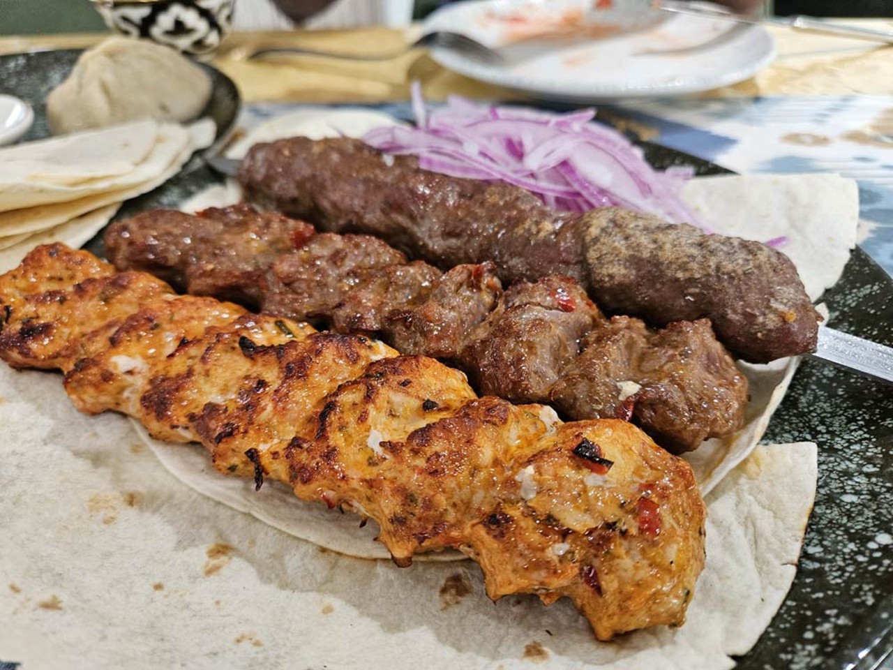       Caravan Uzbek & Turkish Cuisine: Adana kebabs  