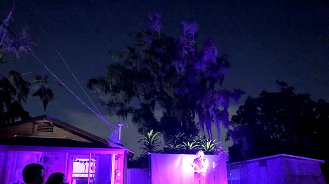 The backyard 'Spooky and Gay' picnic cabaret