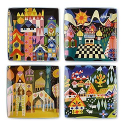 MARY BLAIR "IT'S A SMALL WORLD" PLATES