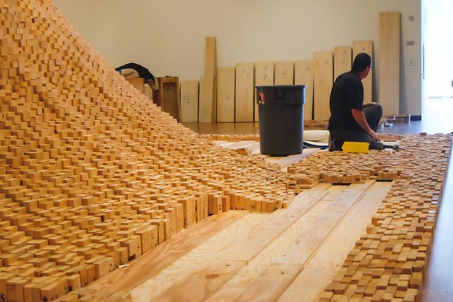 Curious how that huge Maya Lin installation came together? Check out how it comes apart