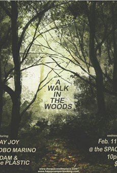 Day Joy turns the Space into a magical forest for A Walk in the Woods