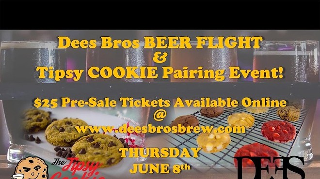 Dees Bros Beer Flight and Tipsy Cookie Pairing!