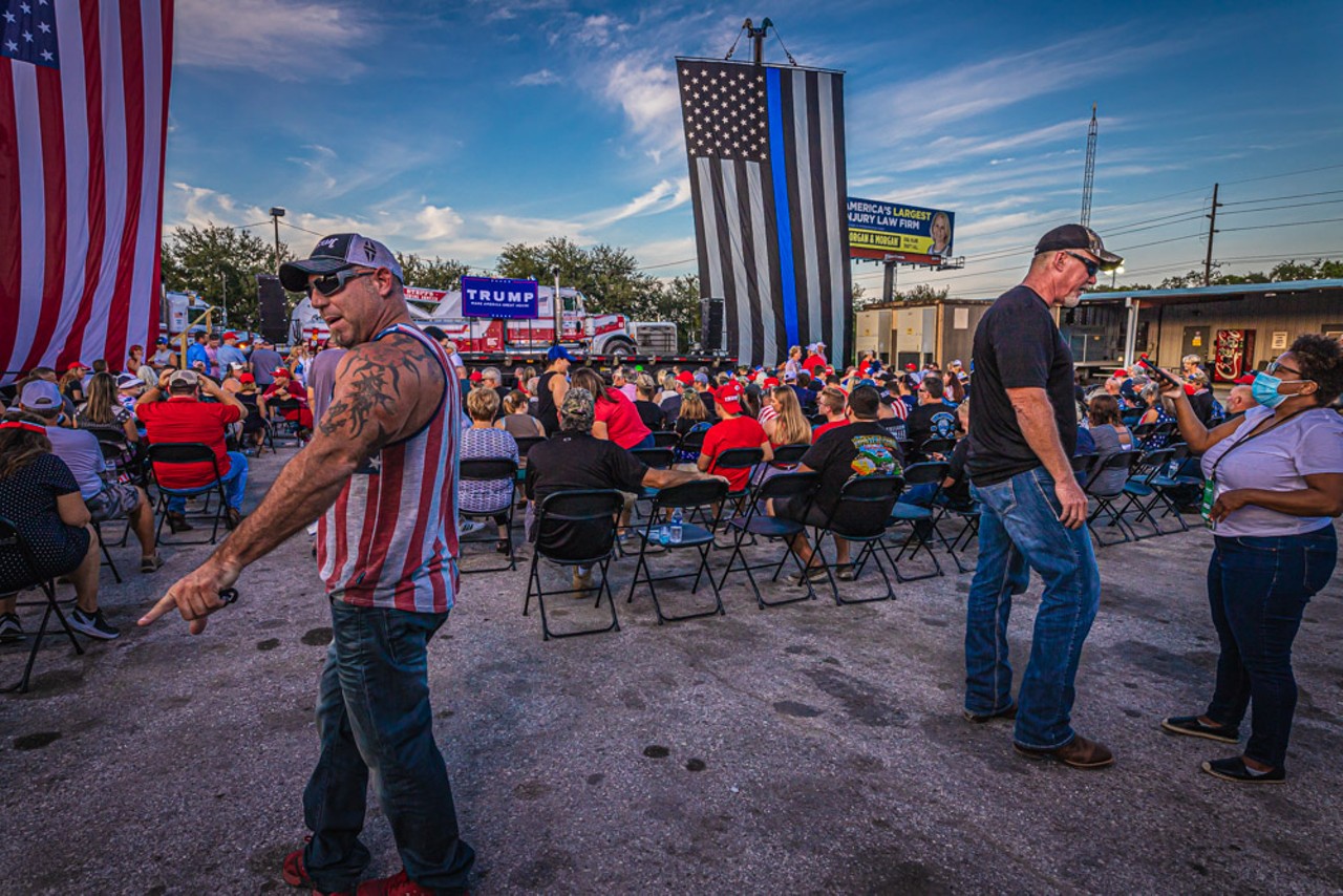Don Trump Jr.&#146;s Tampa rally attracted Proud Boys, bikers and MAGA faithful