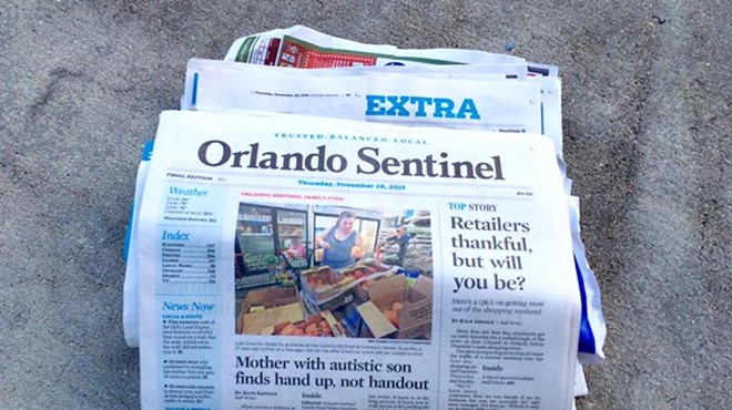 Orlando Sentinel and parent company Tribune Publishing being sued for unpaid rent