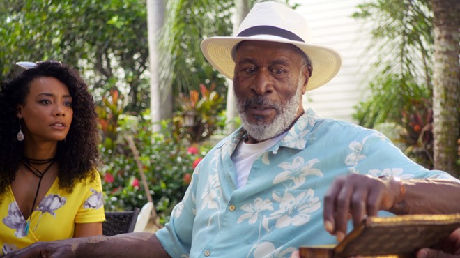 Ashley Jones and John Amos star in "Because of Charley," this year's opening film.