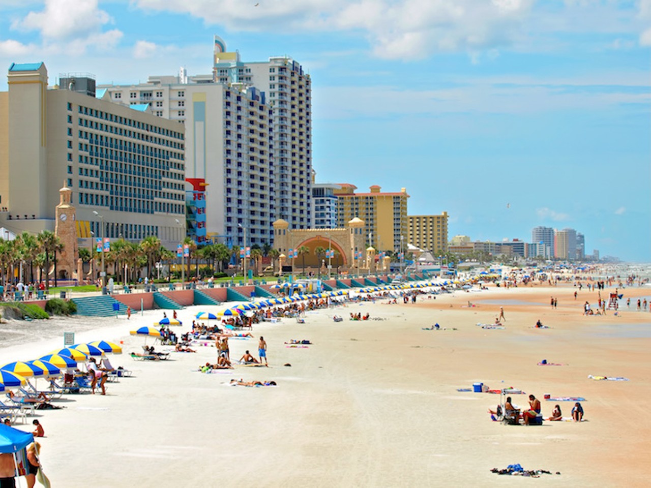 Daytona Beach  
Beyond bikers and spring breakers, this world-famous beach town features history, character and waves for days. A quick one-hour drive northeast from Orlando, this location on the Atlantic Coast is perfect for a day trip or semi-staycation.
Photo via Adobe Stock