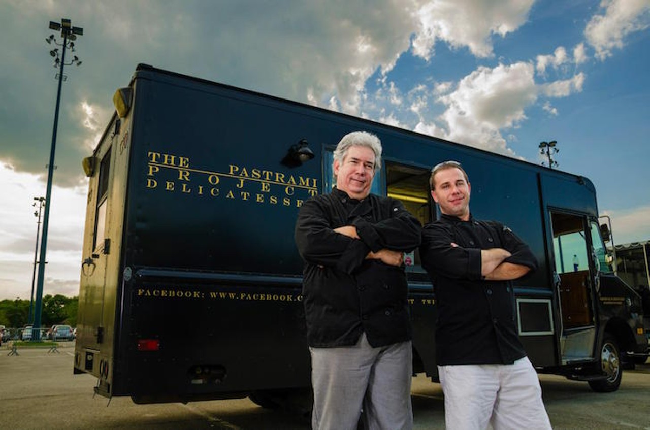 The Pastrami Project  
Diners, Drive-ins and Dives
175 E Par Street | (321) 804-2686
This Jewish deli-on-wheels was part of Triple D&#146;s &#147;Multicultural Cooking&#148; episode, aired in April of 2017, where owner George Markward presents Guy Fieri with New-York Style pastrami sandwiches, bagel and lox and reuben tacos.
Photo via The Pastrami Project